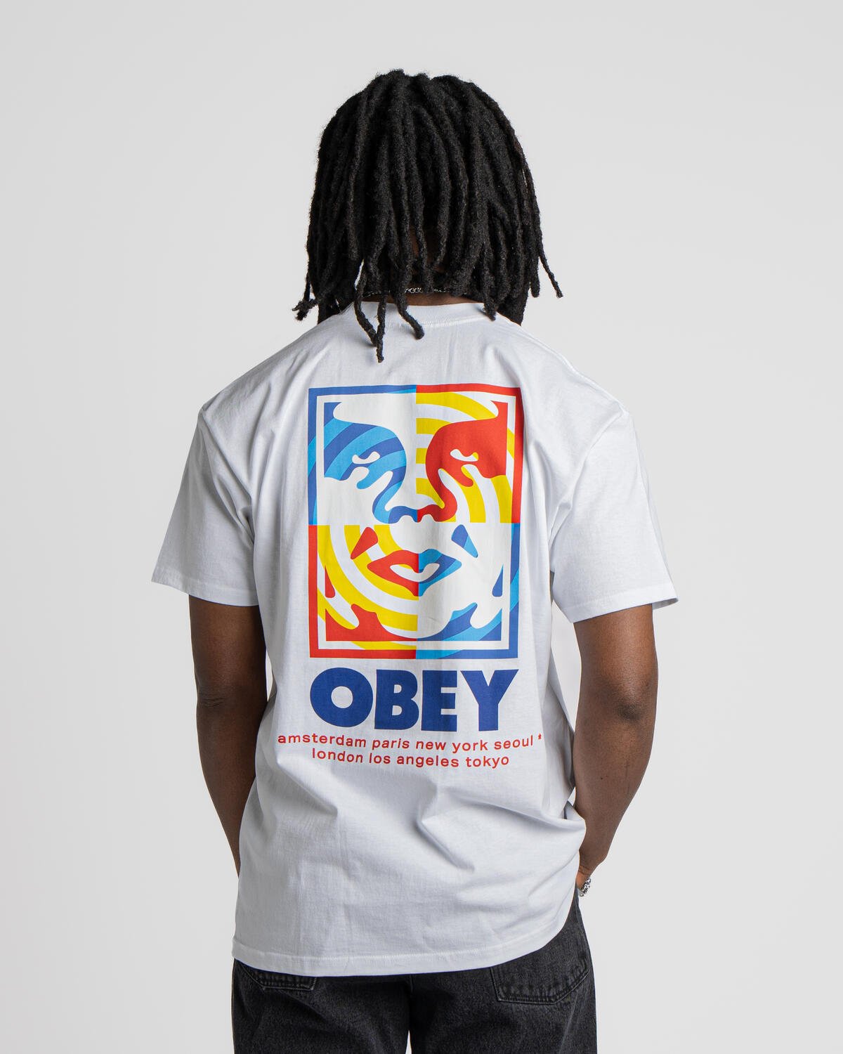 Obey TARGET ICON TEE | 165264065-WHT | AFEW STORE